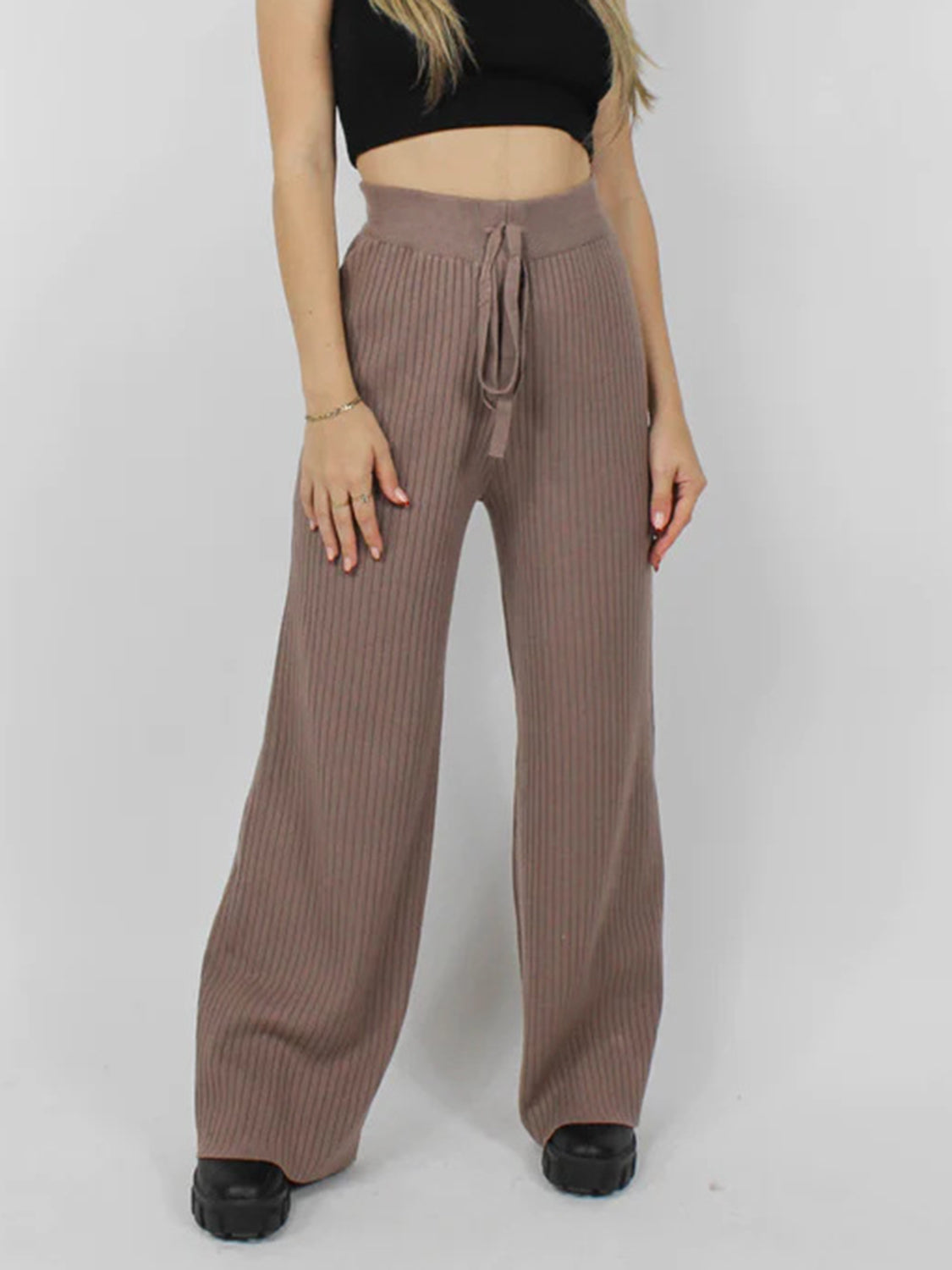 Ribbed Sweater Pants