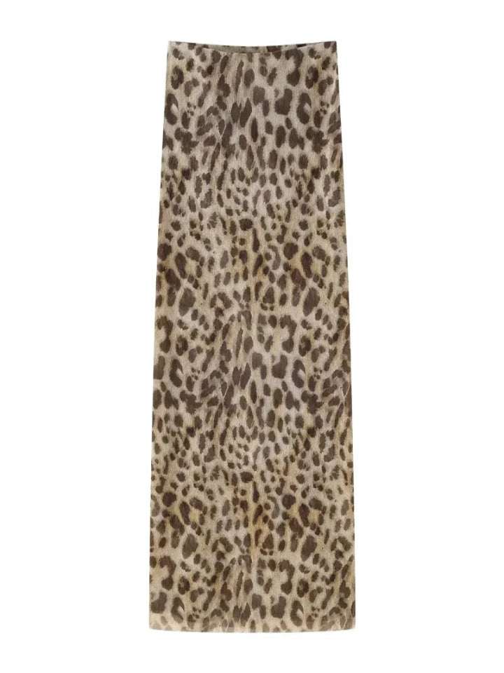 Leopard Long Skirts