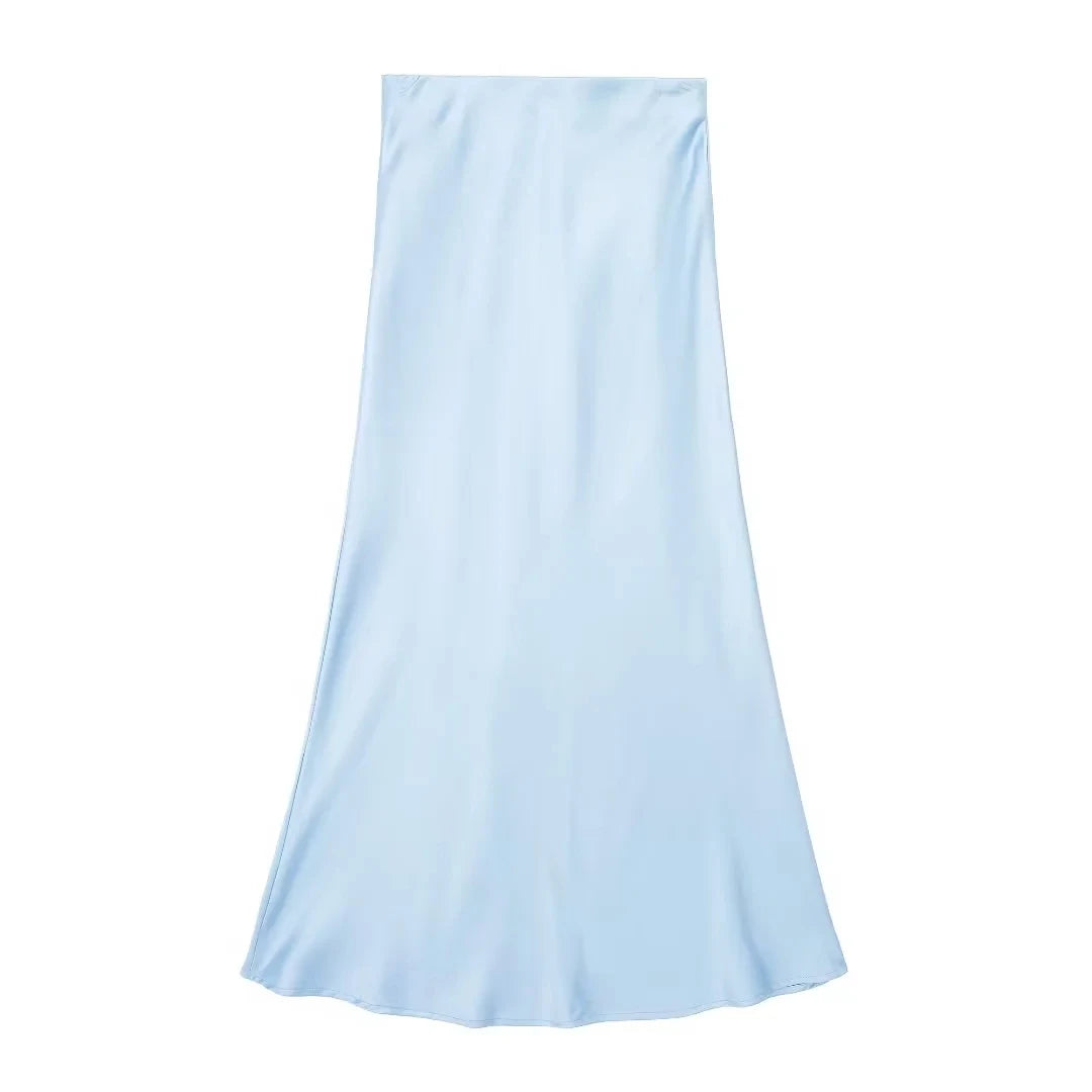 Satin Maxi Skirt