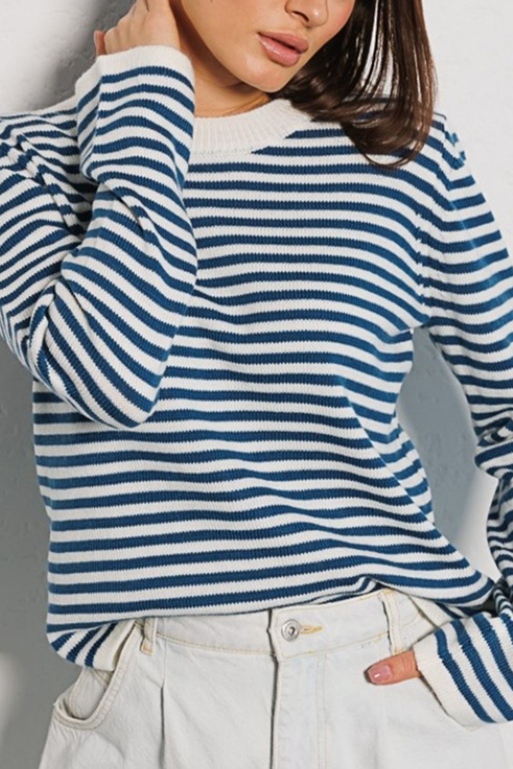 Striped Long Sleeve Sweater