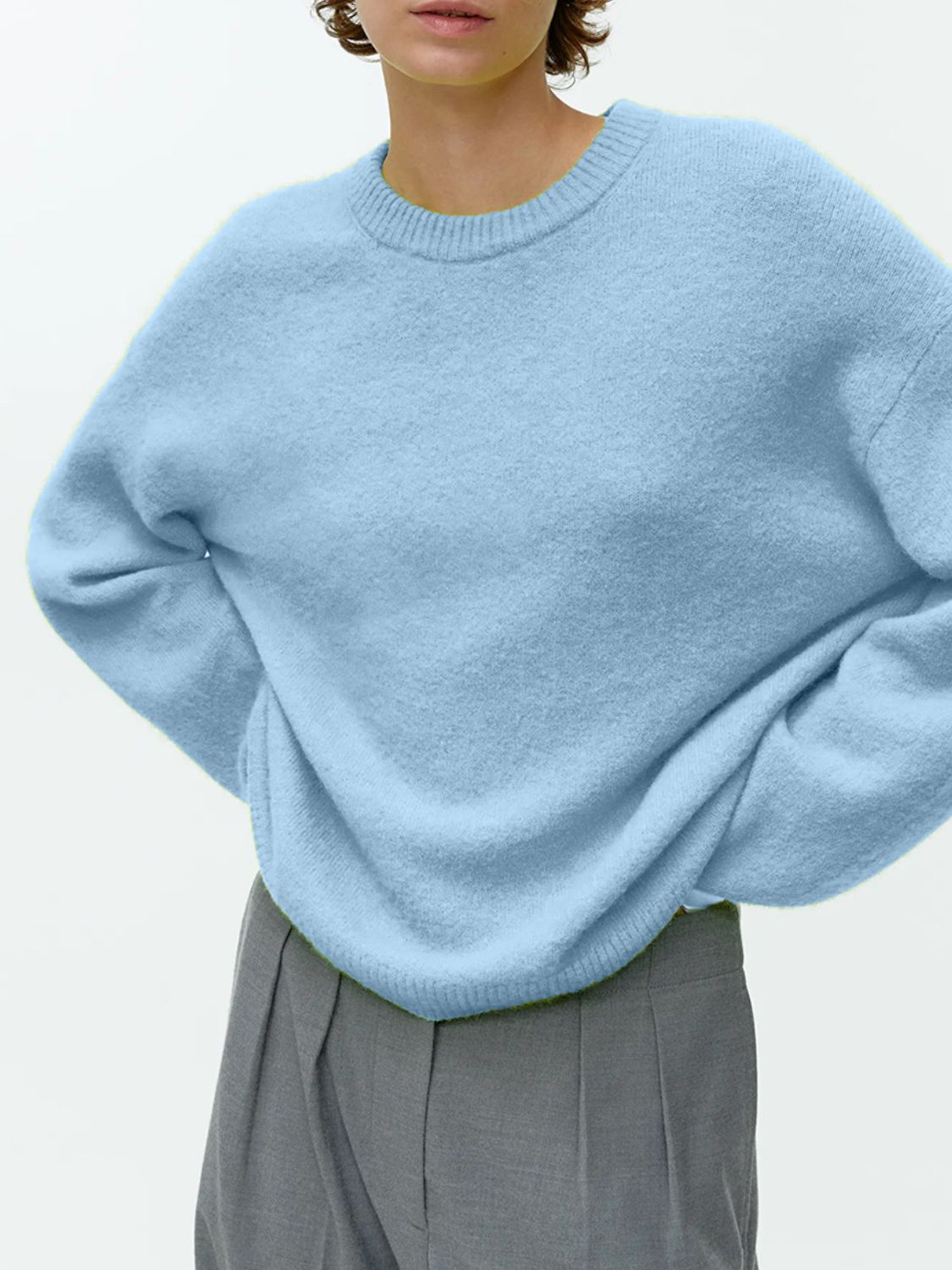 Drop Shoulder Sweater