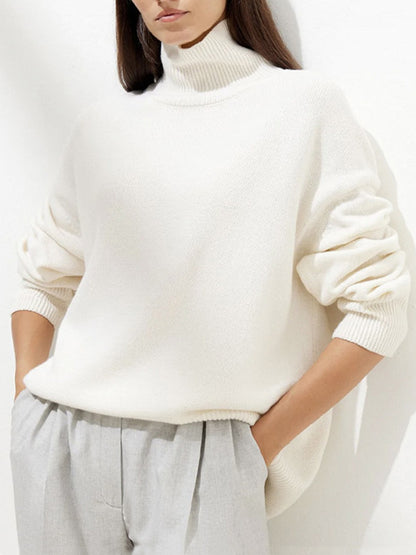 Ribbed Turtleneck Sweater