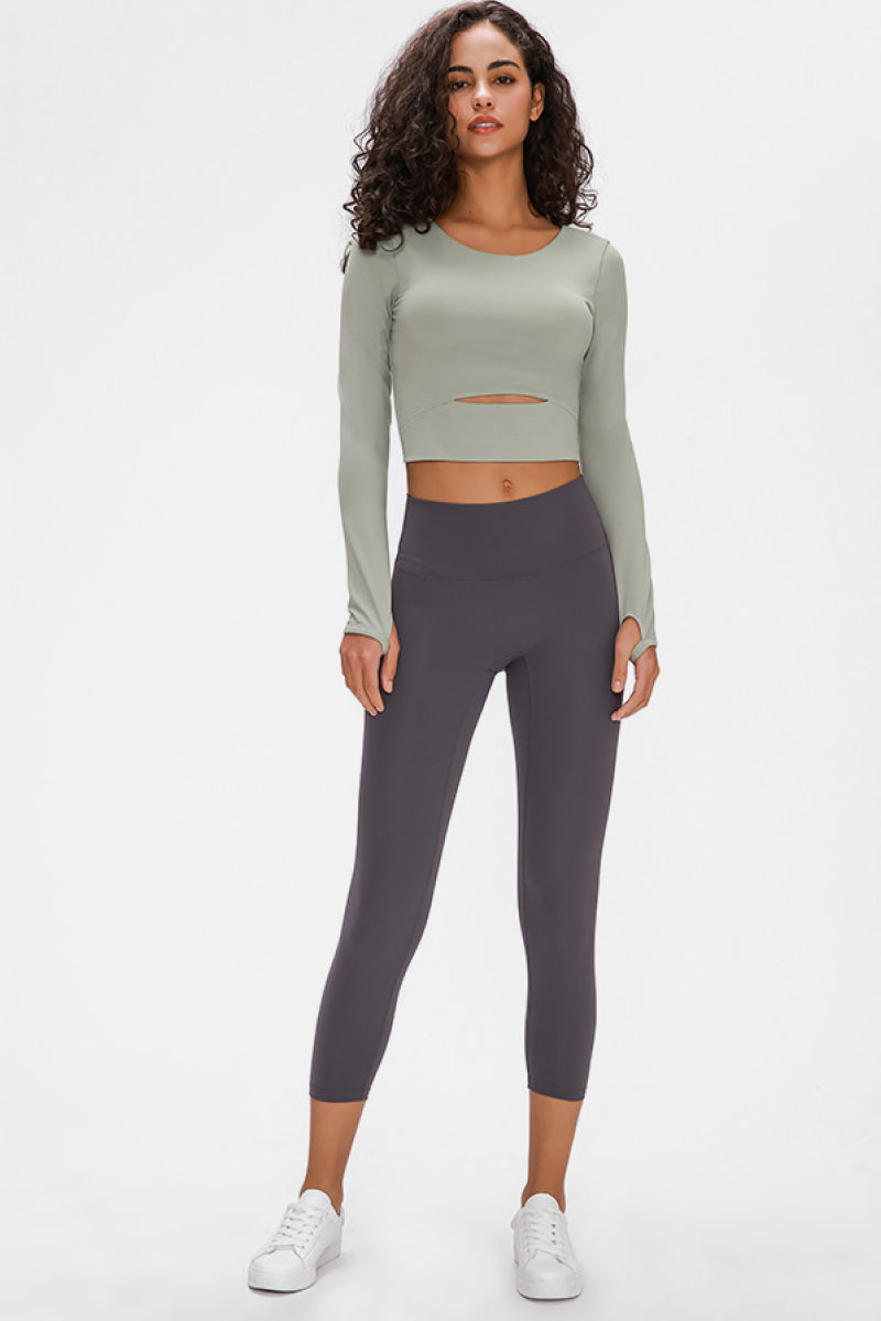 Long Sleeve Cropped Top