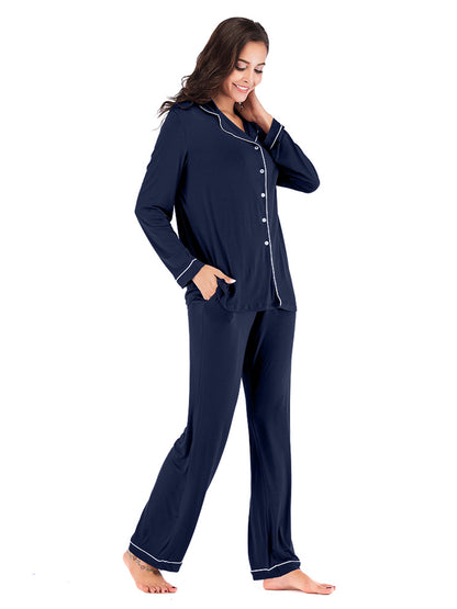 Collared Loungewear Set