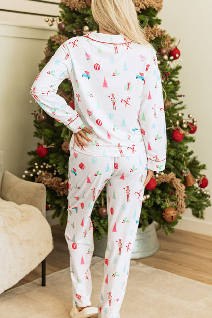 Christmas Top and Pants Lounge Set