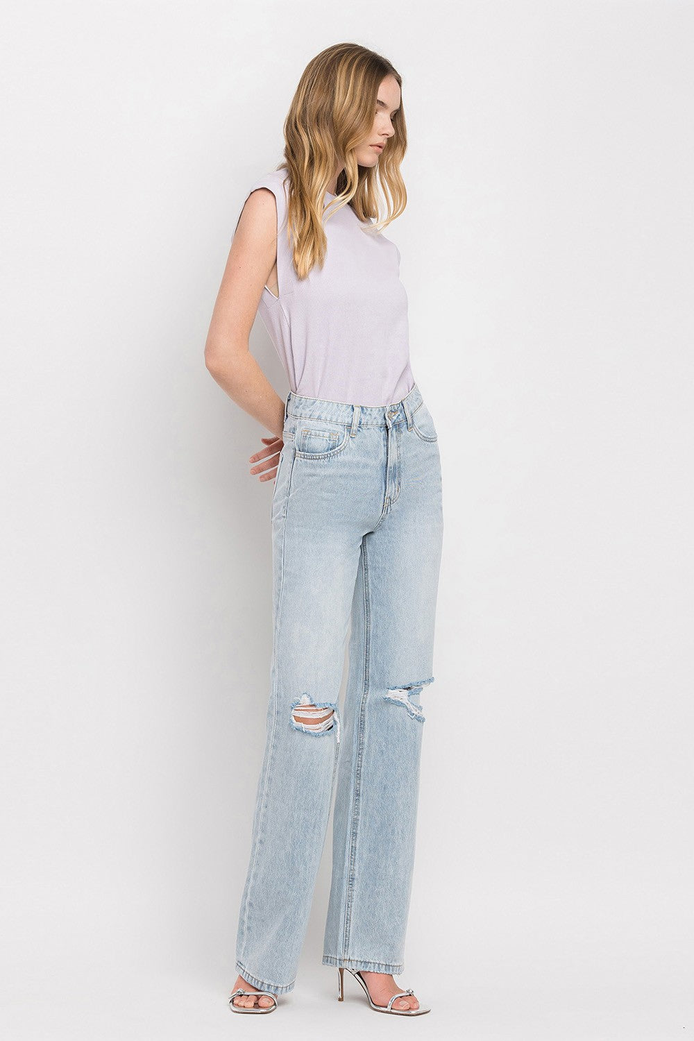 High Rise Flare Jeans