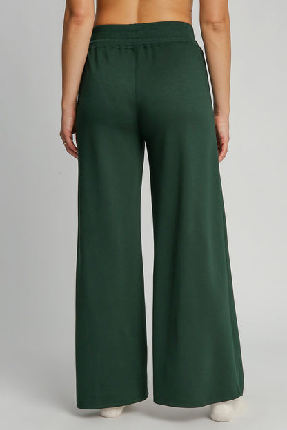 Green Wide Leg Pants