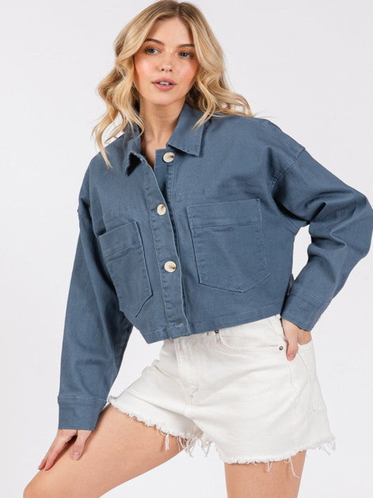 French Blue Denim Jacket