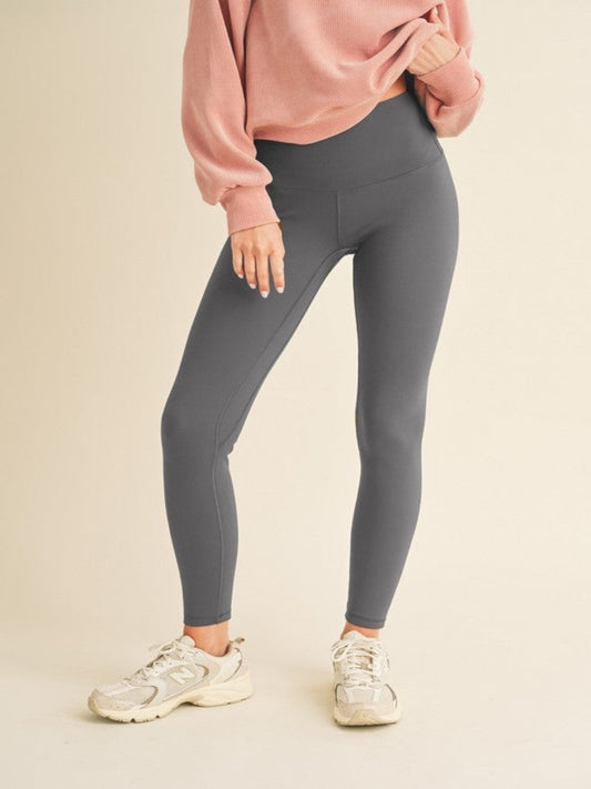 Gray Fleece Leggings