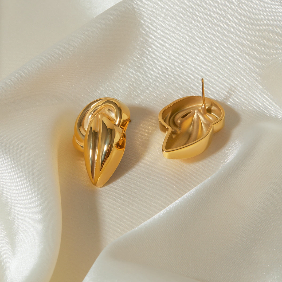 Gold Stud Earrings