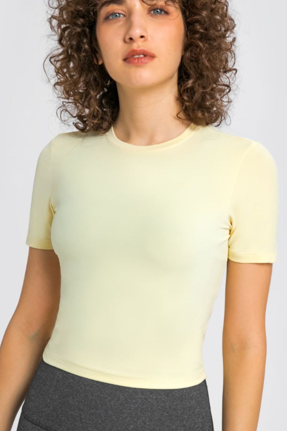 Round Neck Short Sleeve Tee