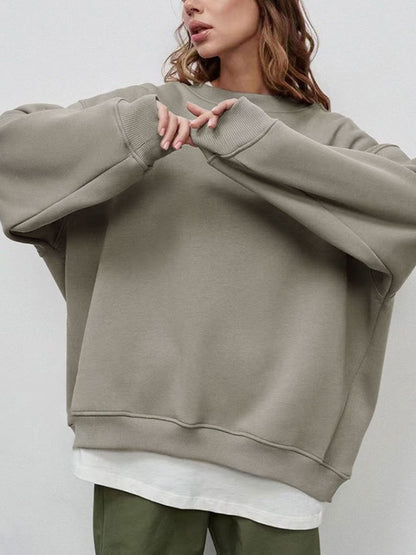 Light Grey Oversize Sweatshirt