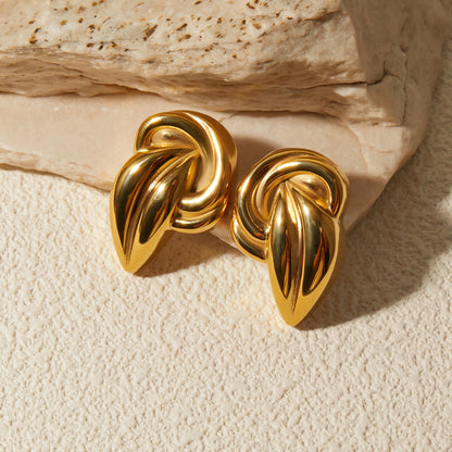 Gold Stud Earrings