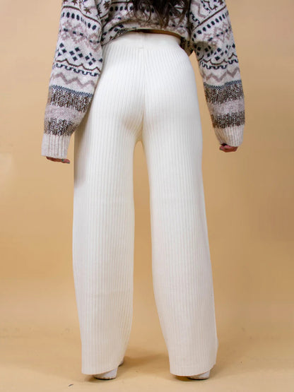 Ribbed Sweater Pants