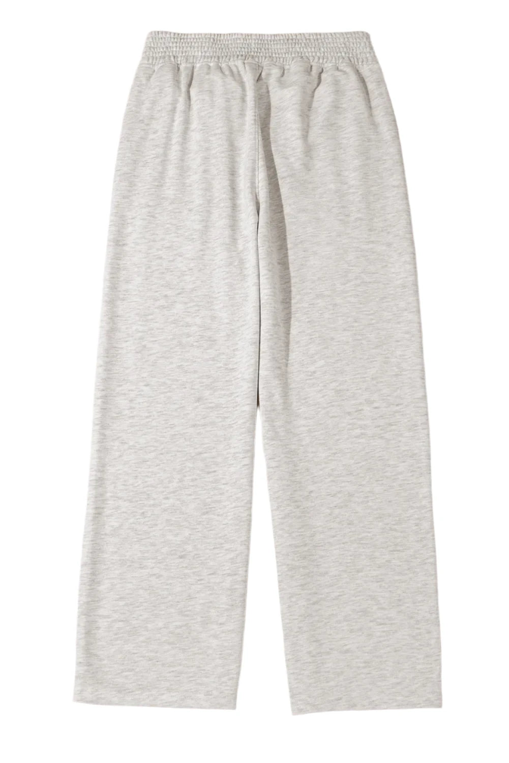 Gray Elastic Waist Active Pants