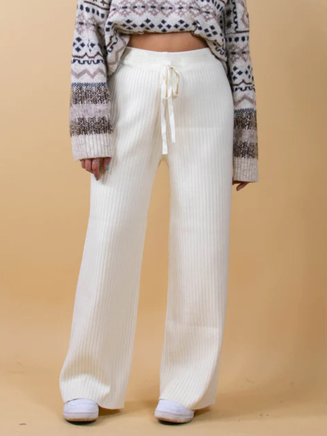 Ribbed Sweater Pants