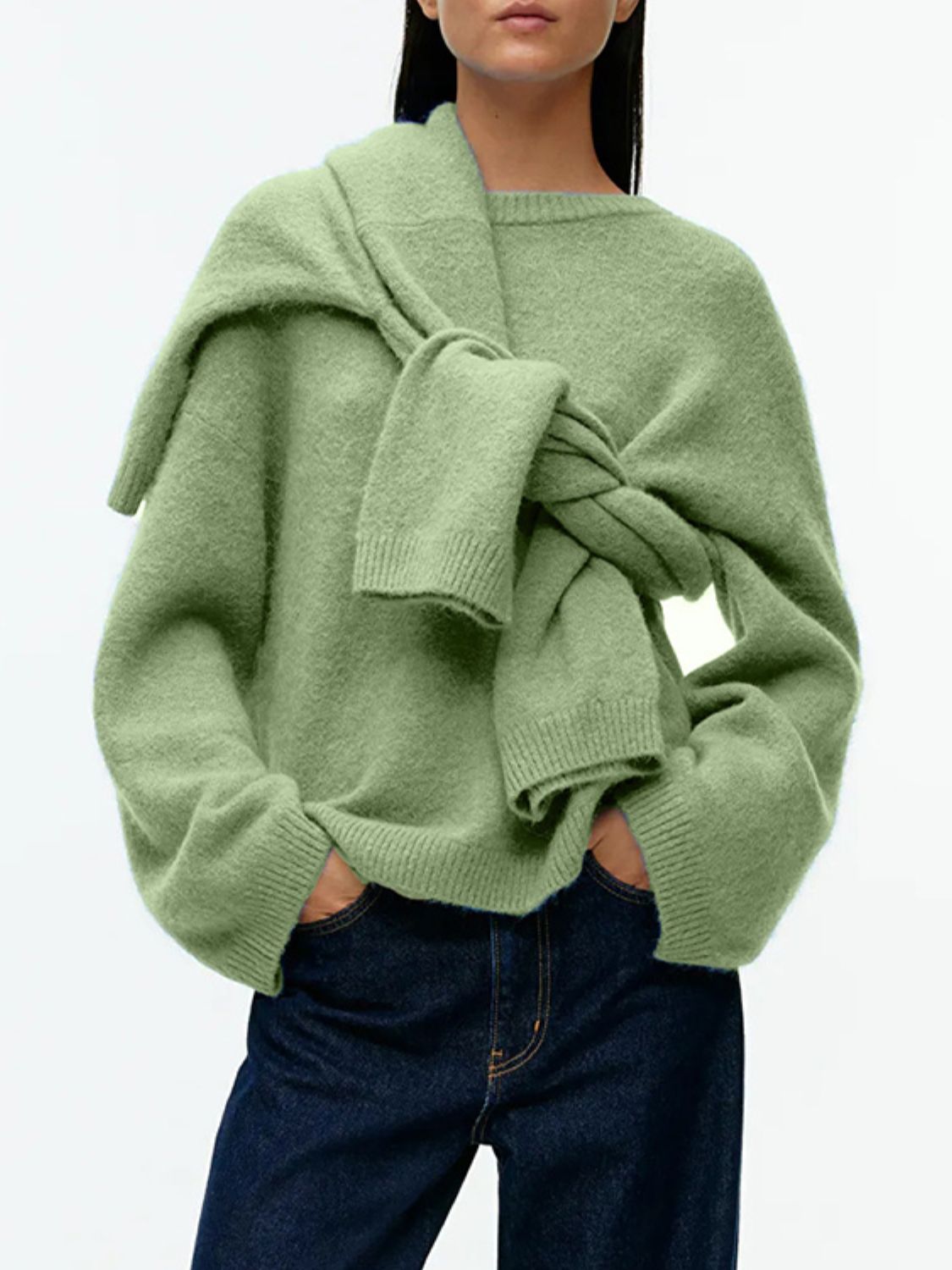 Drop Shoulder Sweater