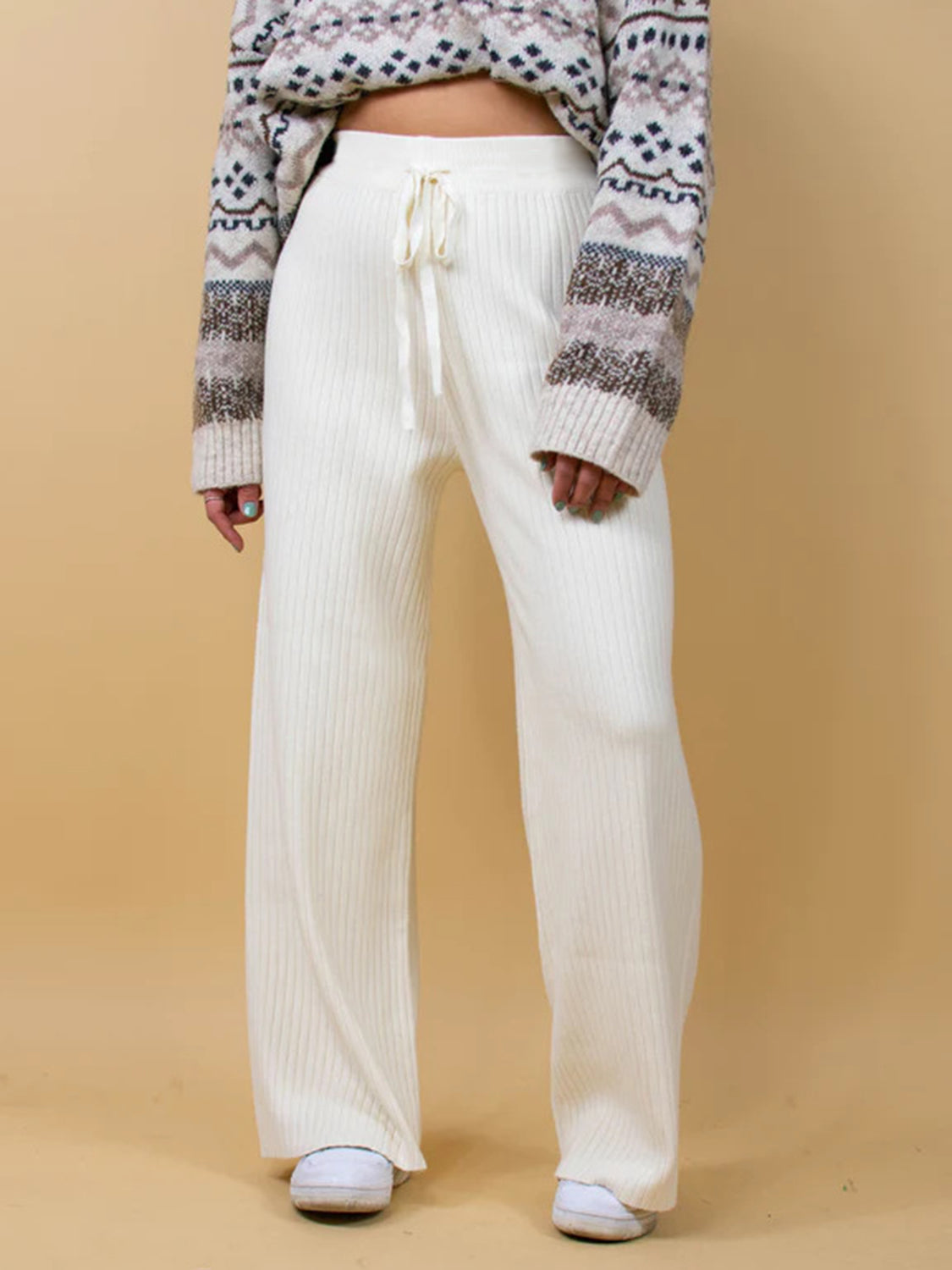 Ribbed Sweater Pants