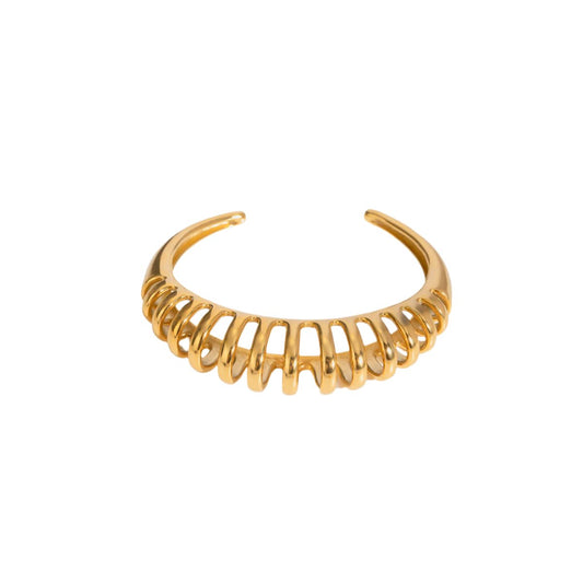 Gold Cutout Bracelet