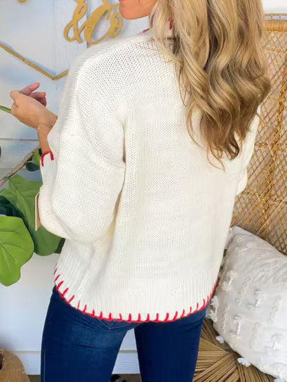 Bow Round Neck Sweater