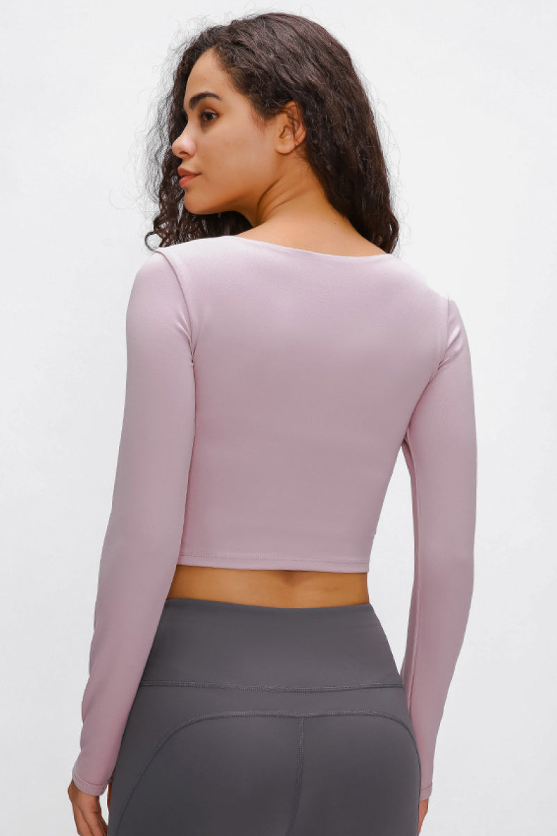 Long Sleeve Cropped Top