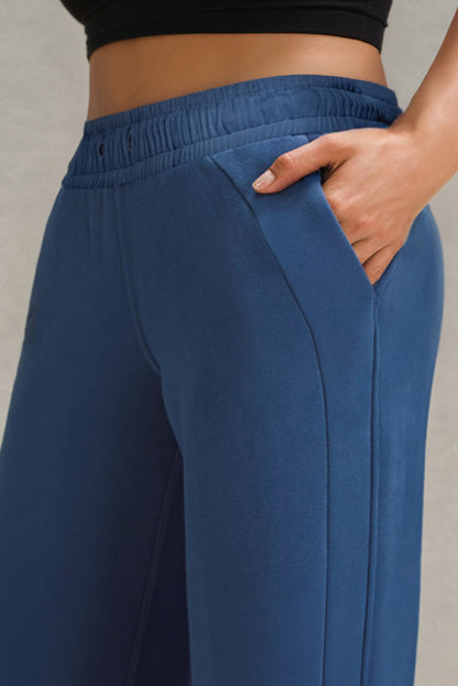 Drawstring Wide Leg Pants