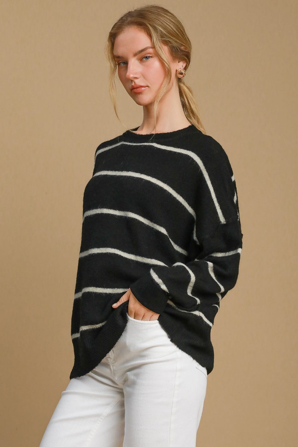 Wool Striped Sweater