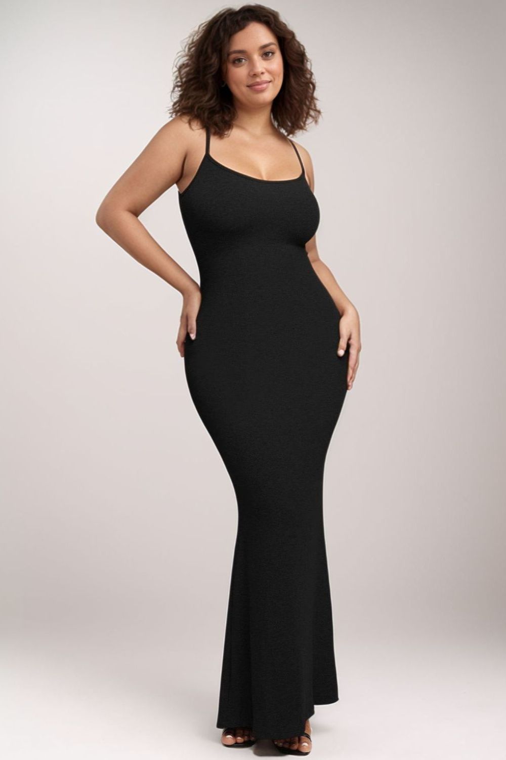 Built-In Shapewear Sleeveless Dress