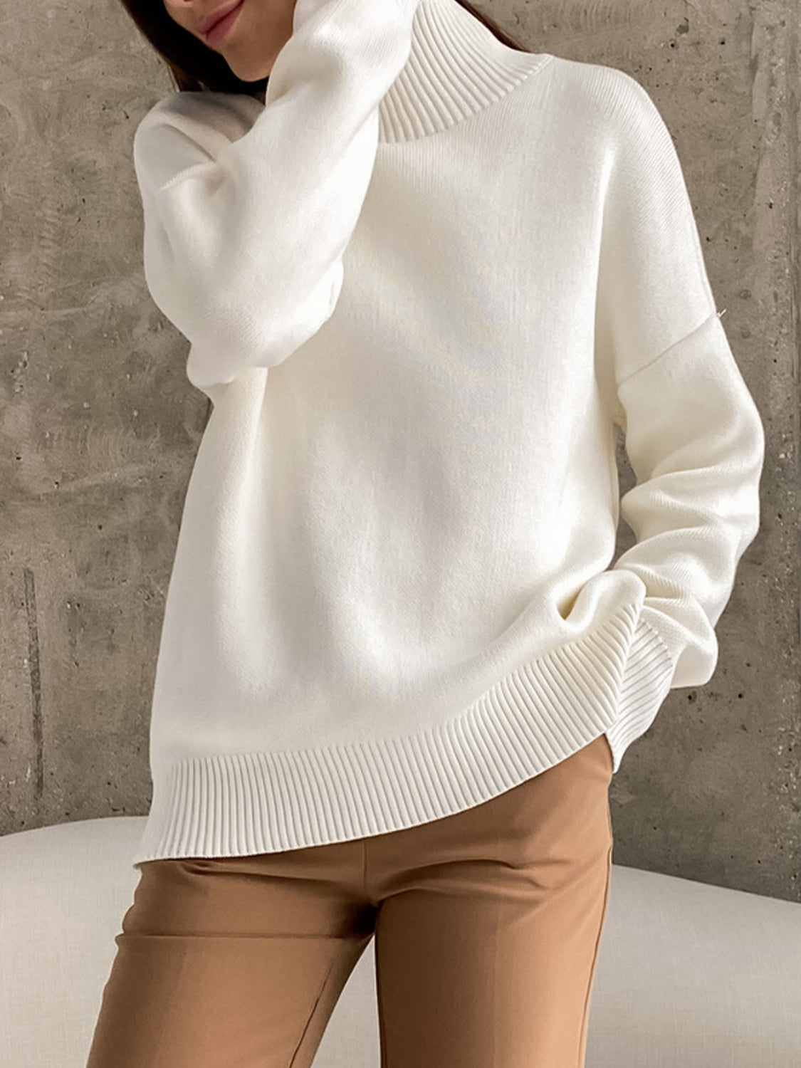 Mock Neck Sweater