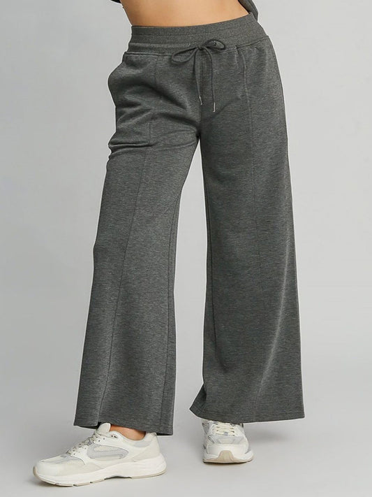 Gray Wide Leg Pants