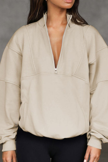 Half Zip Sweatshirt