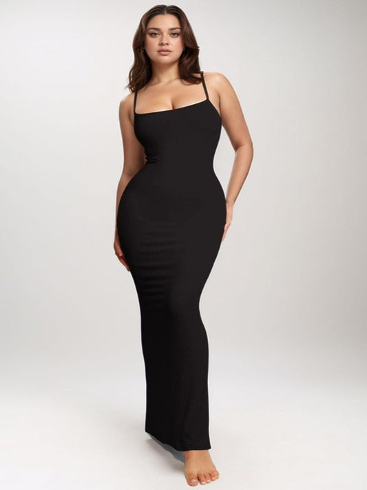 Built-In Shapewear Sleeveless Dress