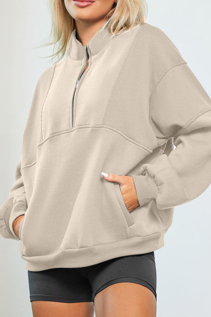 Half Zip Sweatshirt