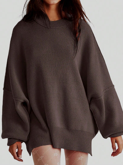 Round Neck Long Sleeve Sweater