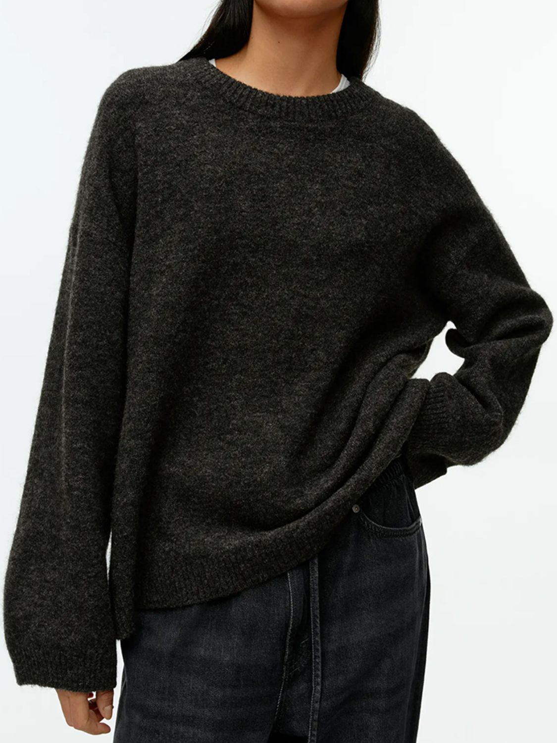 Drop Shoulder Sweater