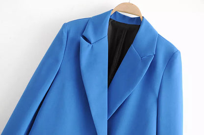 Azure Double Breasted Blazer