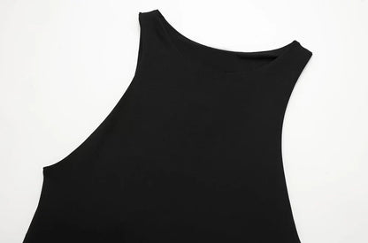 Black Halter Neck Bodysuit