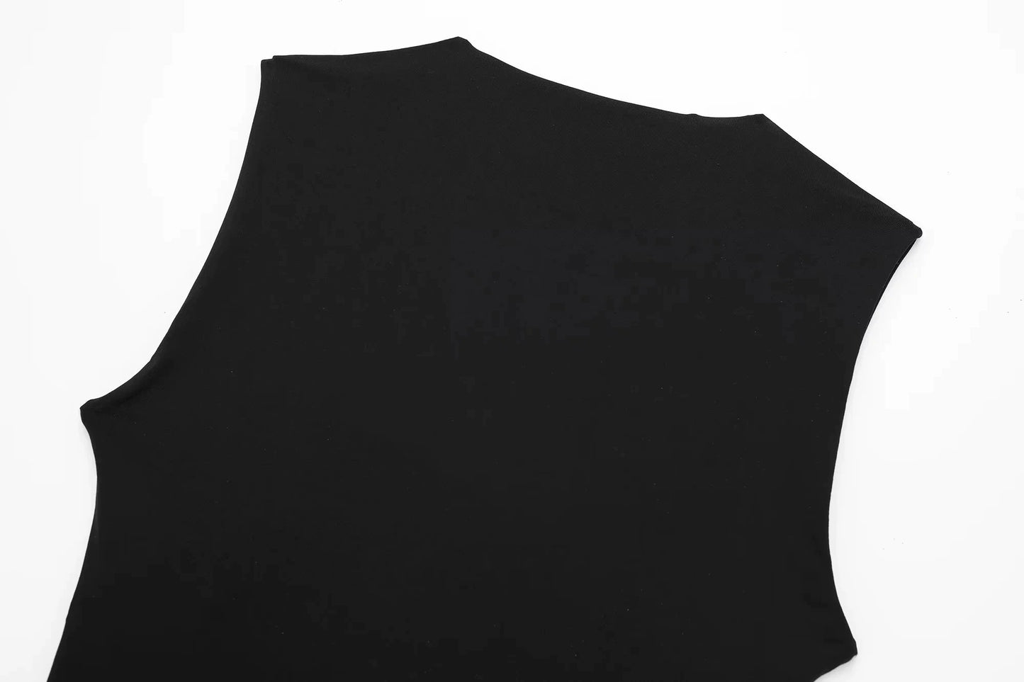 Black Square Neck Bodysuit