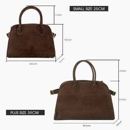 Natural Suede Handbag