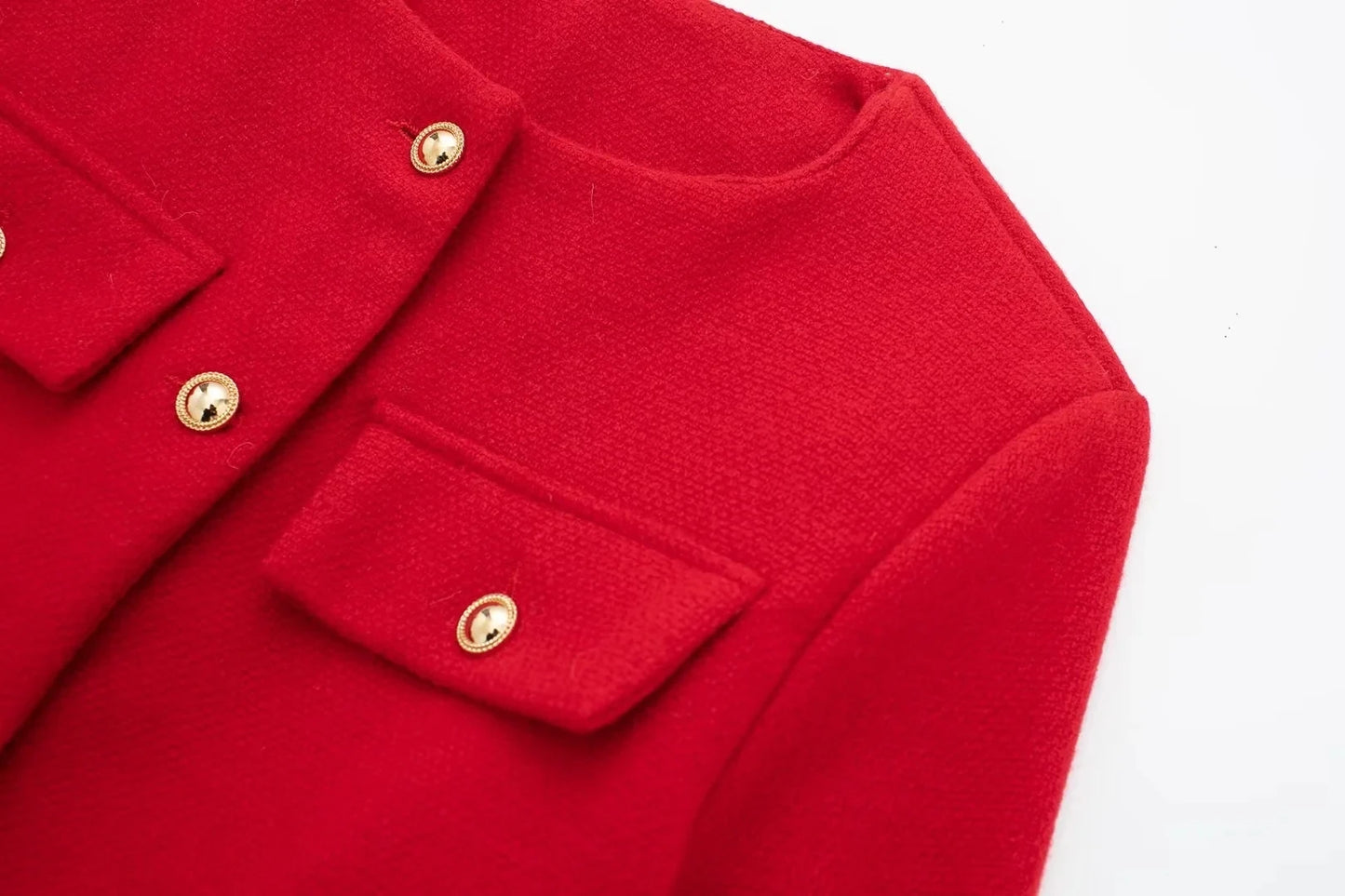 Red Solid Jacket