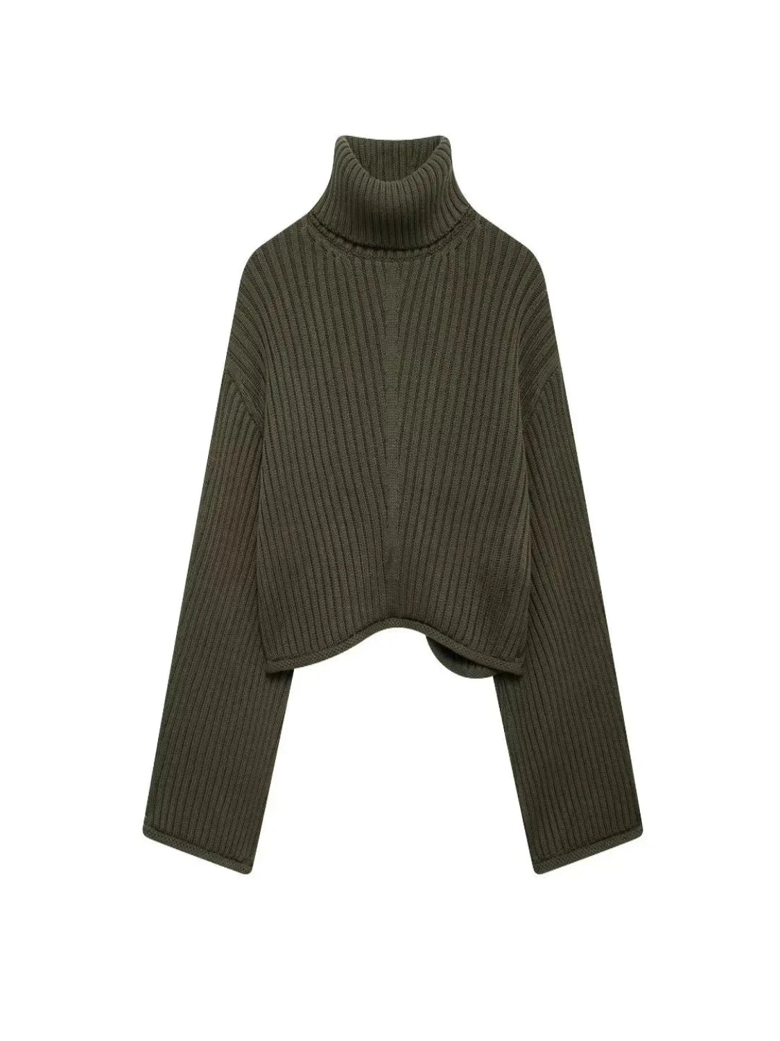 Green Knitted Turtleneck