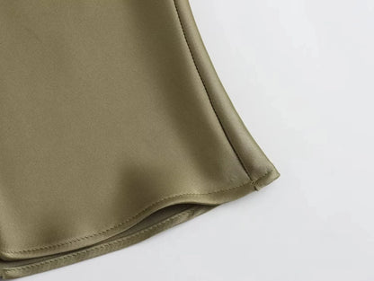 Satin Maxi Skirt