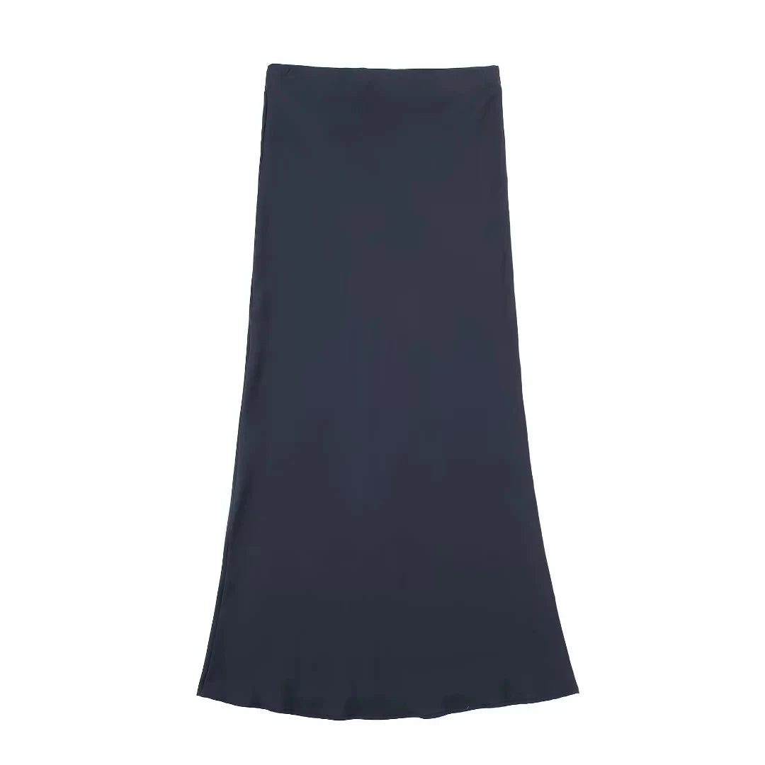 Satin Maxi Skirt