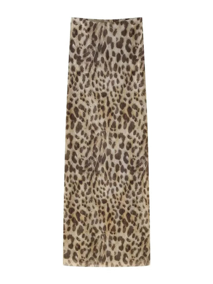 Leopard Long Skirts