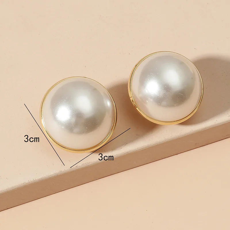 Big Pearl Earrings