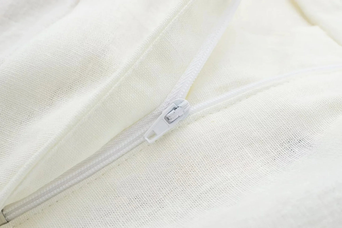 White Linen Shorts