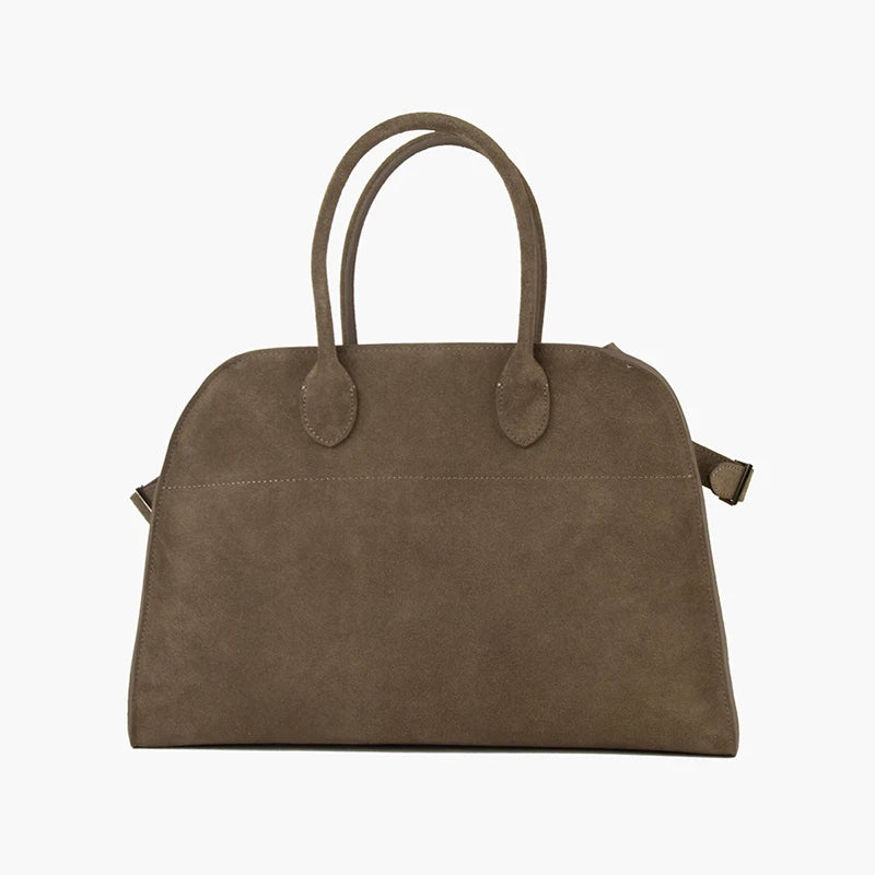 Natural Suede Handbag