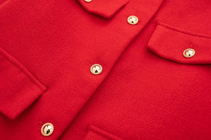 Red Solid Jacket