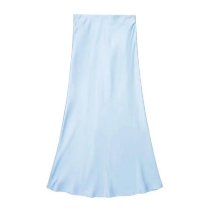 Satin Maxi Skirt