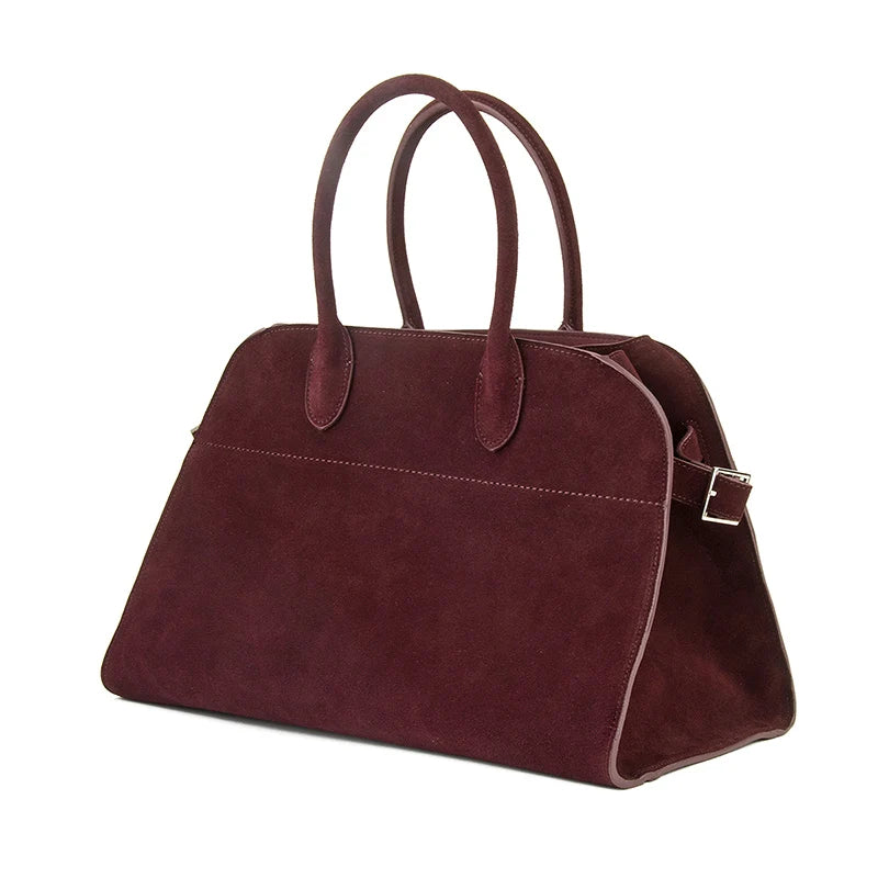 Natural Suede Handbag